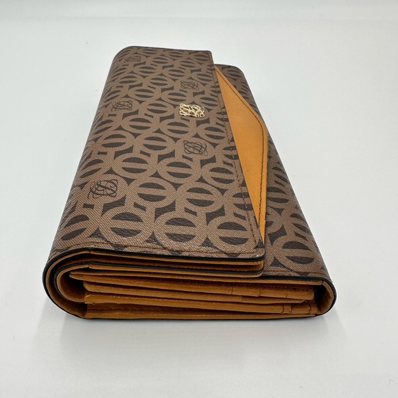 LOUIS QUATORZE LEATHER  TRIFOLD LONG WALLET - Picture 4 of 11